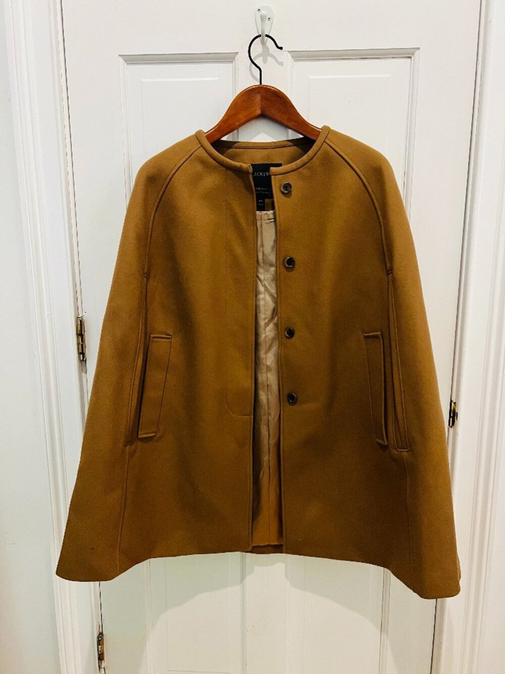 J Crew Cape Coat - Melton Wool Medium/Large